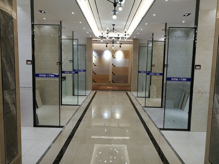【实景案例】陶瓷一线品牌立博ladbrokes瓷砖重庆垫江200方专卖店鉴赏